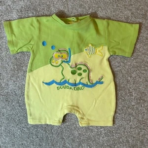 Beyond Basics Kinder Scuba Dino Bubble Strampler Gr. 12M Baby - Bild 1 von 5