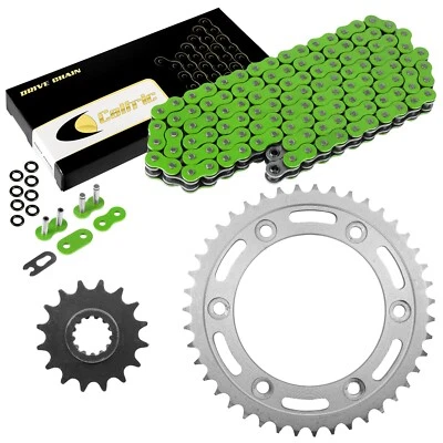 Green O-Ring Drive Chain & Sprockets for Honda CBR929RR CBR954RR 2000-2003 - Image 1 of 4