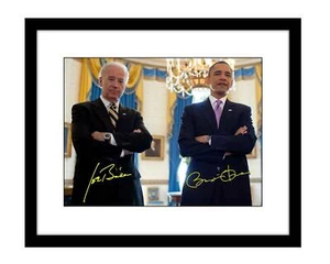 Joe Biden 8x10 signed Foto Barack Obama Präsident 2020 handsigniert Demokrat - Bild 1 von 2