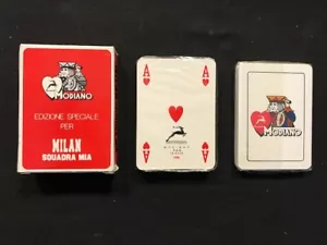 SET CARTE DA GIOCO MILAN SQUADRA MIA MODIANO - Imagen 1 de 4