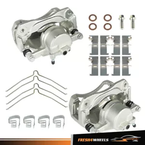 Front Brake Calipers w/ Bracket Pair For Toyota Camry Avalon Lexus ES350 2.5L - Picture 1 of 10