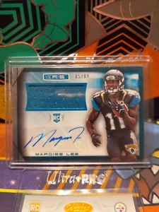 2014 Panini Rookies And Stars Marquise Lee Rookie Patch Auto RPA #95/99 Jaguars - Picture 1 of 3