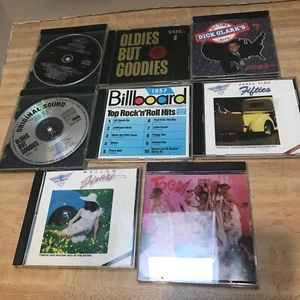 50's 60’s 70's Music Huge Assorted  8 CD Compilation LOT  VG+ -EX Mellow 60's - Picture 1 of 4