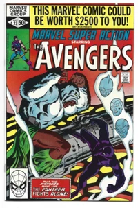 High Grade Marvel Super Action #23, Avengers 62 Reprint, 1980 Issue, NM Range - Bild 1 von 2