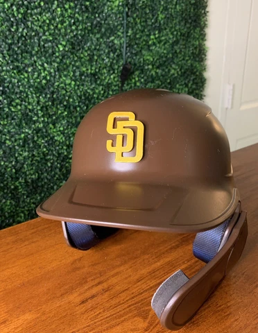 San Diego Padres Baseball Full Size Batting Helmet 3D Logo Cover
