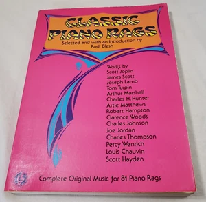 Classic Piano Rags Selected /Introduced by Rudi Blesh 81 Complete Rags 364p 1977 - Picture 1 of 12