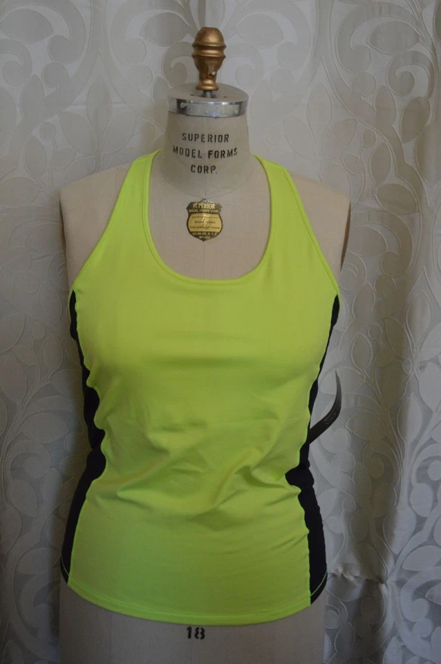 PICK RALPH LAUREN Performance ATHLETIC Active XL Lima Negro Blanco Verde CAMISETA SIN MANGAS Foto 1 de 1