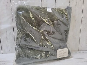 Women's Olive Green Long Sleeve Pajama Set 2 Piece Fleece Pullover Shirt & Pants - Picture 1 of 7
