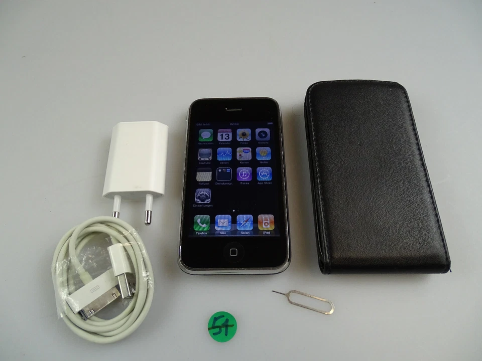 Original Apple iPhone 3G 8GB Schwarz! Ohne Simlock! TOP! RAR! Selten! iOS! #51 - Bild 1 von 4