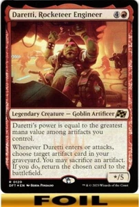 1x - Daretti, Rocketeer Engineer - FOIL - Aetherdrift  - NM MTG - Picture 1 of 1