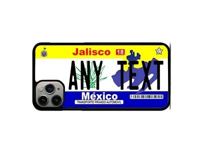 CAPA DE TELEFONE PARACHOQUE JALISCO / PROTETORES CELULAR PERSONALIZADO PLACA DE JALISCO - Imagem 1 de 4