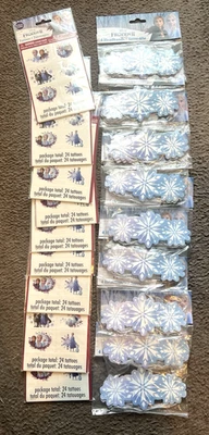 DISNEY'S FROZEN ll (9) PACOTES DE 24 TATUAGENS E (9) PACOTES DE 4 PEÇAS TIARAS PARA (36) - Imagem 1 de 3