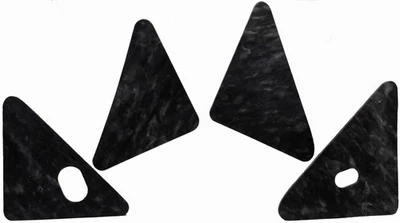 Almofada de isolamento de capô fibra de vidro plana 4 peças para 1962-65 Ford Fairlane Mercury Meteor - Imagem 1 de 4