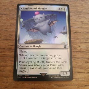 CLOUDBOUND MOOGLE FOIL C 0011 MAGIC CARD MTG FINAL FANTASY EN NM - Bild 1 von 1
