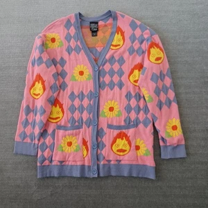 Cardigan Studio Ghibli Howl's Moving Castle donna M maglione fiore calcifero - Foto 1 di 9