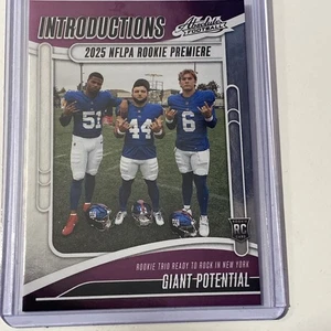 Patinaje Panini Absolute Introductions Jaxson Dart Cam 2025 #I-CSO (RC) - Imagen 1 de 2