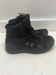 Under Armour Mens Valsetz Black Tactical Combat Boots Mens Size 8 - Picture 1 of 8