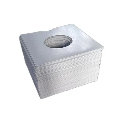 100 7" 45 Rpm Vinyl Single Record Card Covers / Sleeves ( White )  - Bild 1 von 2