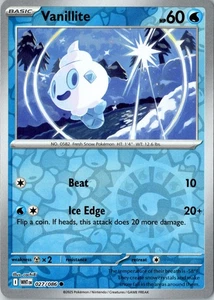 Vanillite Reverse Holo Common SV: White Flare 027/086 NM - Picture 1 of 2