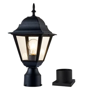 Outdoor Post Light,Waterproof Cast Aluminium Lamp Post Light Fixture,Post Lan... - Picture 1 of 6