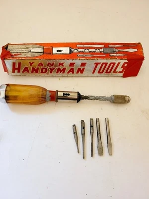VINTAGE STANLEY HANDYMAN YANKEE 233H SCREWDRIVER WITH BITS MADE IN USA - Image 1 of 4