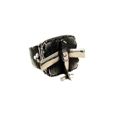 Handmade Airplane Design Ring Piper Sport Cruiser - Image 1 of 4