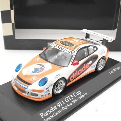 Minichamps 1:43 Porsche 911 GT3 Cup Asia 2007 Philip Ma in OVP QR4223 - Bild 1 von 3