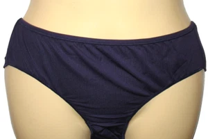 HANES COOL COMFORT - GR. 7/L - MARINEBLAU - ATMUNGSAKTIVES MESH - TAGLESS HIPSTER PANTY - Bild 1 von 3