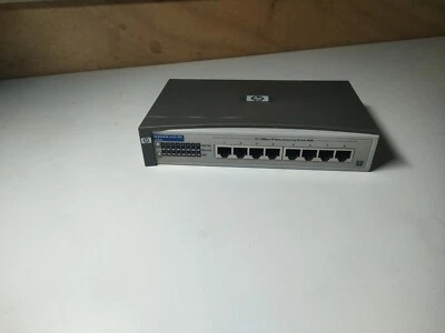 NEU NEW HP PROCURVE SWITCH 408 8-PORT HUB ETHERNET RJ45 10/100MBIT J4097-61702 - Photo 1/4