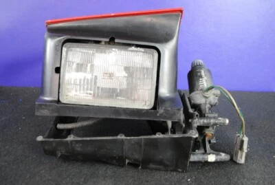 87-92 Pontiac Firebird Front Headlight Motor Cover Hood Red Passenger Right - Image 1 of 4