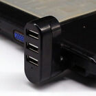 USB Hub 3 Ports Flash Drive Accessories For Laptop PC Splitter 180 Rotatable