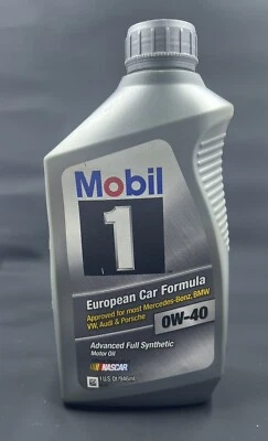 1 Qt Mobil Coche Europeo Fórmula Mercedes Porsche BMW VW AUDI Motor Ow-40 Aceite Foto 1 de 4
