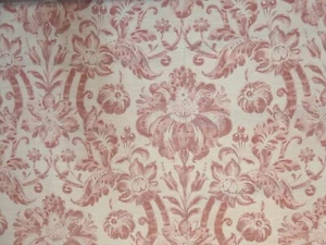 Vintage Givenchy Fabriyaz Jay Yang Designs Aquarell Damast Baumwollstoff - Bild 1 von 10