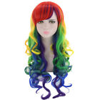 Cosplay Wig Bangs Halloween Gradient Wigs Cosplay Party Wigs