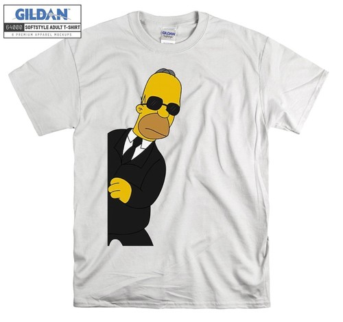 UNDERCOVER Famosa Serie Tv I Simpson Agente Segreto Ho Felpa con Cappuccio Maglietta Uomo Donna Unisex AC3