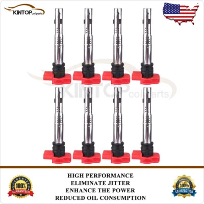 Bobina de encendido de 8 piezas para Volkswagen Touareg 3,0 L 4,2 L 2007-2014 Foto 1 de 4