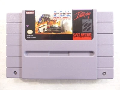 Radical Psycho Machine Racing (Super Nintendo, 1991) SNES Authentic *TESTED* - Image 1 of 4