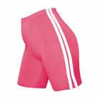 Womens Double Side Stripe Viscose Skinny Tights Summer Hot Pants Cycling Shorts