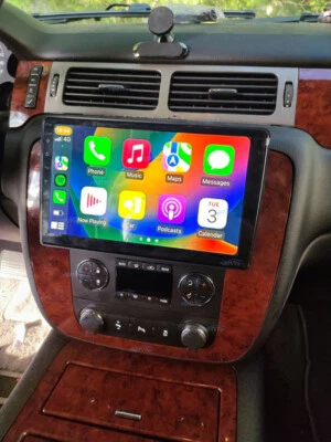 10.1" For 07-14 Chevy Tahoe Suburban CarPlay Android 14 Car Radio Stereo GPS AHD Foto 1 de 4