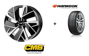 Winterräder Audi Q2 SQ2 19" 4x CMS C32 AERO black diamond Felgen Hankook Reifen - Bild 1 von 1
