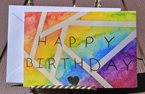 Birthday Card with Envelope 4 x 6 Happy Bday Friend Celebrate Love Luck Health - Imagen 1 de 6