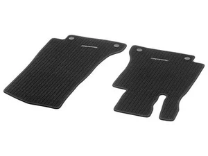 Tapetes de terciopelo acanalados delanteros originales Mercedes Benz W176 A W246 Clase B LHD - Imagen 1 de 2