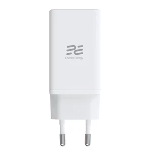 Nowa ładowarka sieciowa GaN 65W USB-A + 2x USB-C QC PPS PD Encore Energy MD-6590R - Zdjęcie 1 z 8