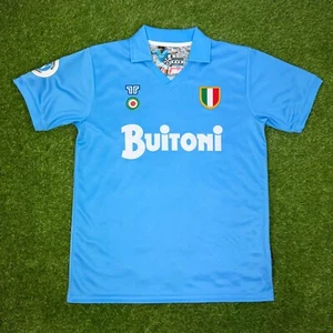 Napoli, Camisa Replica de Futbol Retro, 1987 (Tallaje Americano) - Picture 1 of 8