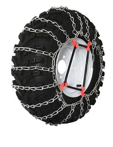 Grizzlar GTU-248 Garden Tractor Snowblower Tire Chains Ladder 2 link 18x6.50-8 - Picture 1 of 8