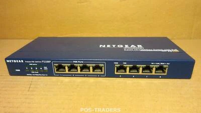 Netgear FS108P V3 ProSafe 8 Port 10/100 Unmanaged Switch 4-Port PoE EXCL PSU - Bild 1 von 2