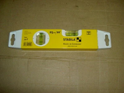 Stabila STB70T 70T Torpedo Level 250mm 02199 brand new free uk post - Image 1 of 4