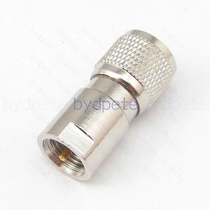 mini UHF male to FME male plug Straight RF adapter connector 50ohm Coax Coaxial - Picture 1 of 8