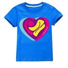 Kids Rebecca Zamolo Short Sleeve T-Shirt Childrens ZAMFAM Fun Youtube Tee UK