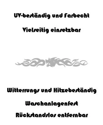 Aufkleber Tribal Tattoos Tattoo 90x11,5cm silber Motiv 8 Tatoo Sticker - Bild 1 von 2